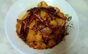 Castellar - Patatas fritas del montón con ajo choricero 2