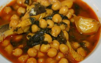 potaje-de-garbanzos-con-bacalao